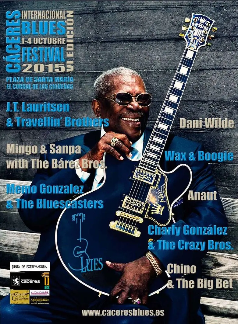 Cartel edicion Caceres Blues