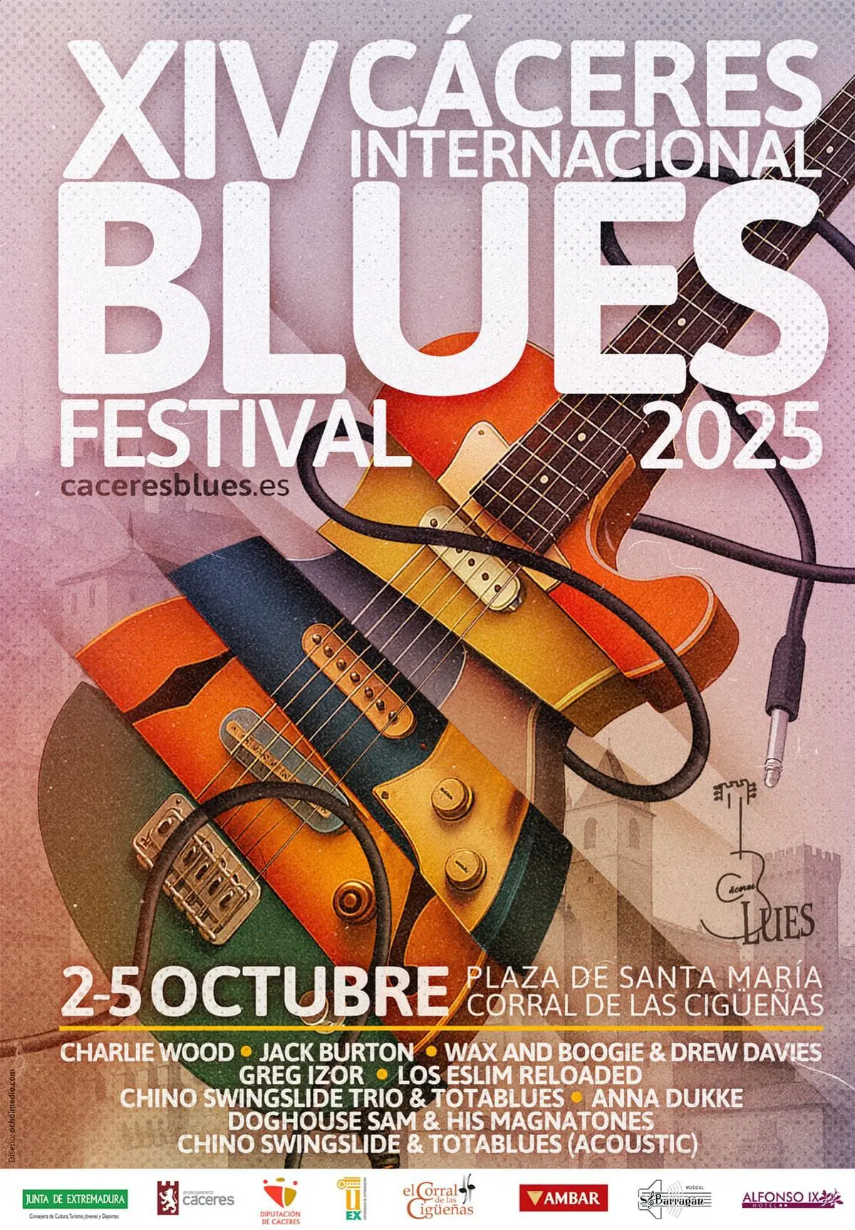 Cartel edicion Caceres Blues