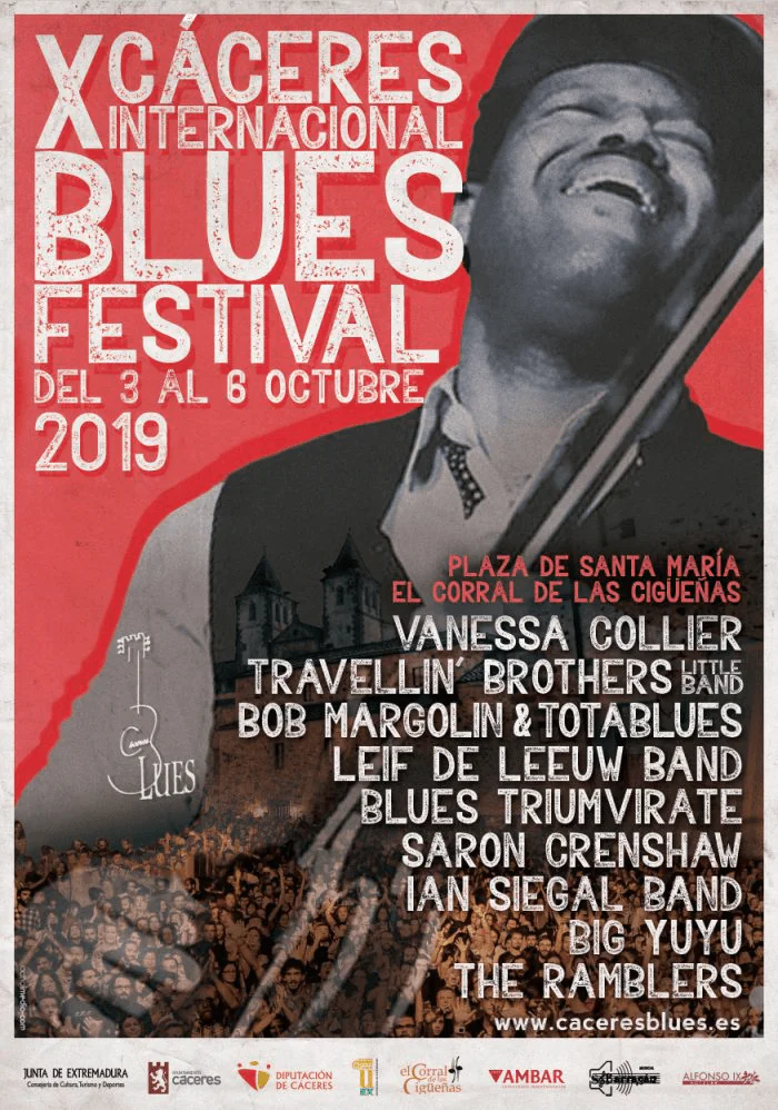 Cartel edicion Caceres Blues