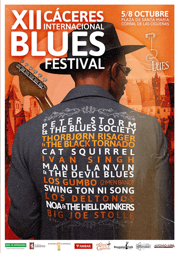 Cartel edicion Caceres Blues